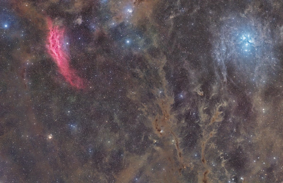 Mosaico de California a las Pléyades